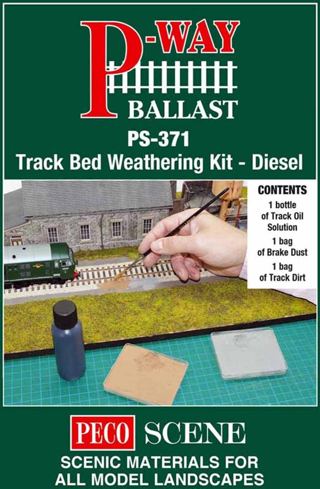 Peco  PS-371 Diesel Era Track Weathering Kit