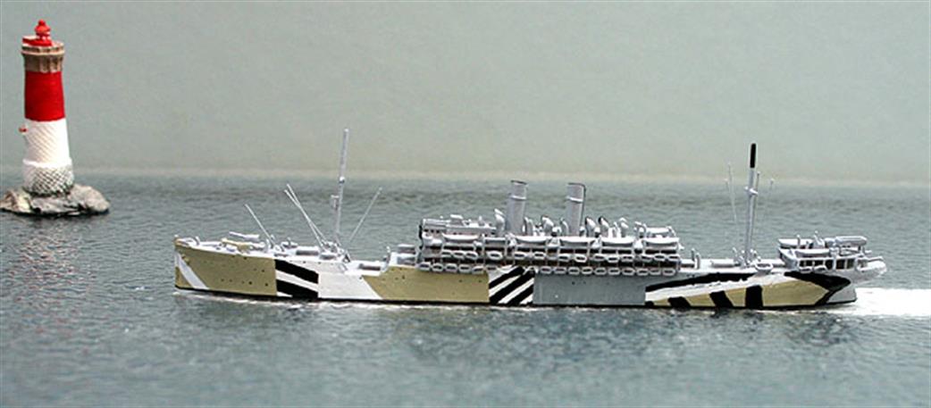 CM Models 1/1250 CM-P55 USS Pocahontas 1917 Transport Ship in dazzle camouflage