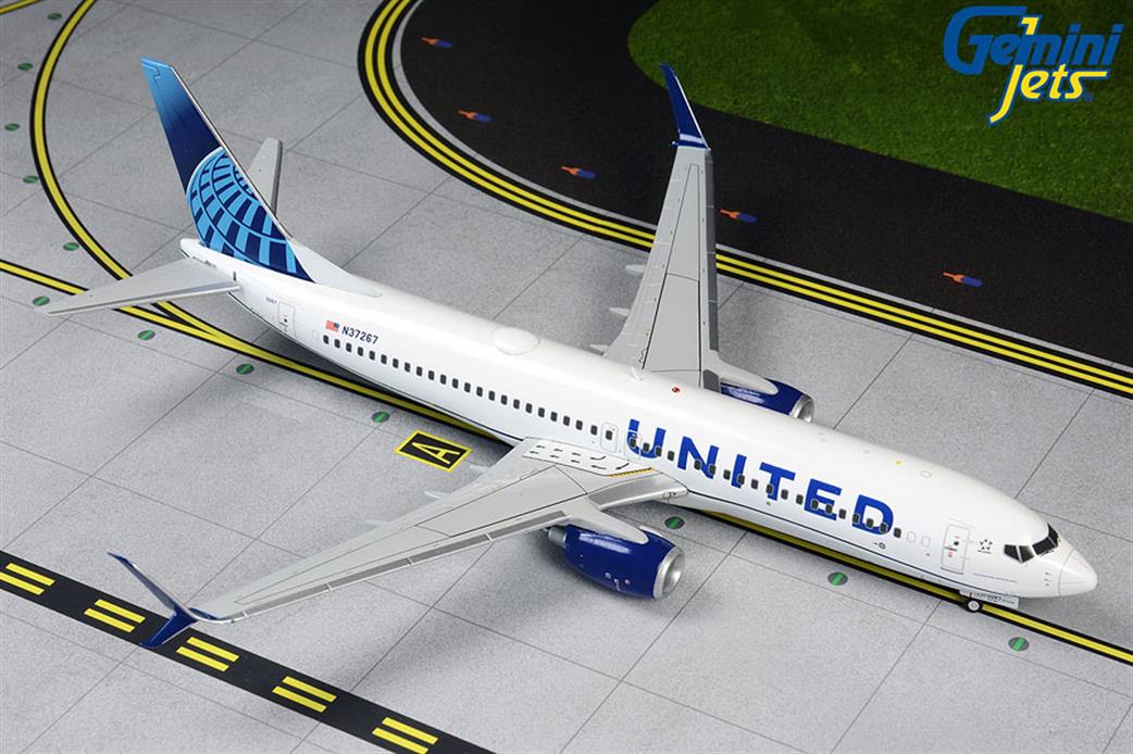 Gemini Jets G2UAL763 United Airlines Boeing B737-800s Airliner Model 1/200