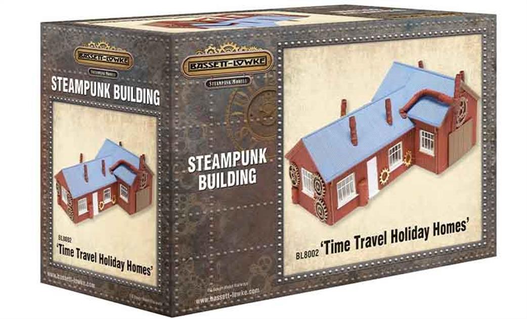 Bassett Lowke BL8002 SteamPunk Time Travel Holiday Homes Painted Resin Building OO