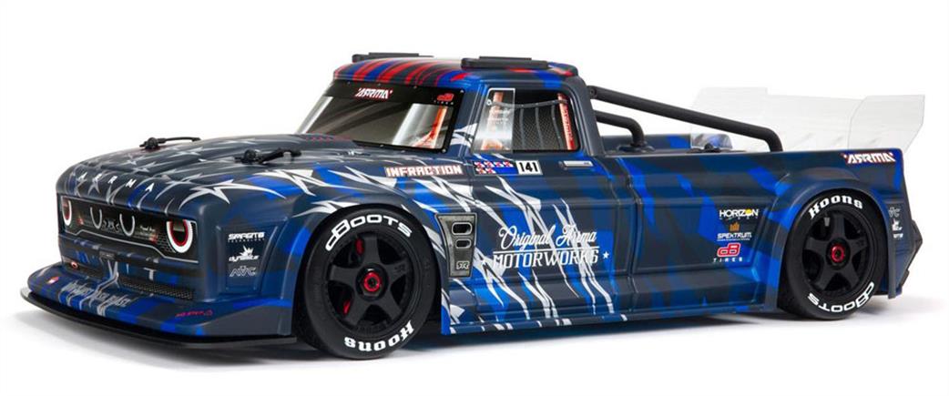 Arrma 1/7 ARA7615V2T1 Infraction 6S BLX RTR Blue