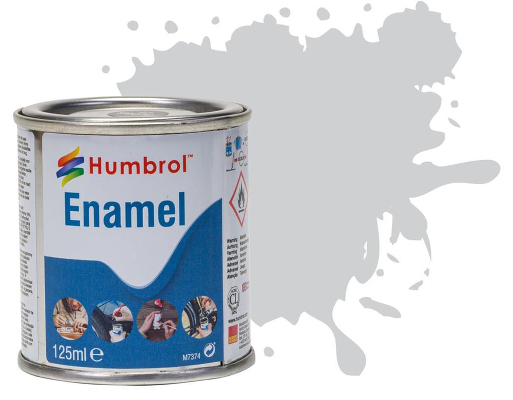 Humbrol  AW0011 11 Metallic Silver Enamel paint 125ml Tin