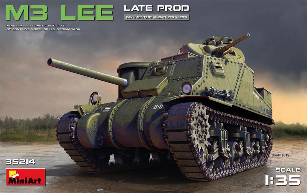 MiniArt 1/35 35214 US M3 Lee Late Prod Highly Detailed Kit