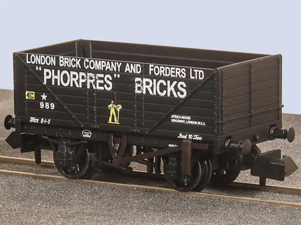 Peco N NR-7012P London Brick Company & Forders Ltd Phorpres Bricks 7 plank Open Wagon