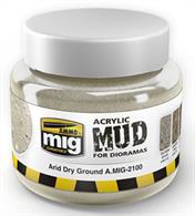 Until now, many other brands have created products to imitate mud, based in acrylic resins, they create unrealistic uniform textures. Most are based on repackaged fine arts products and sold to modelers at a very high price.