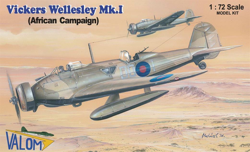 Valom 72090 Vickers Wellesley Mk1 African Campaign Plastic Kit 1/72
