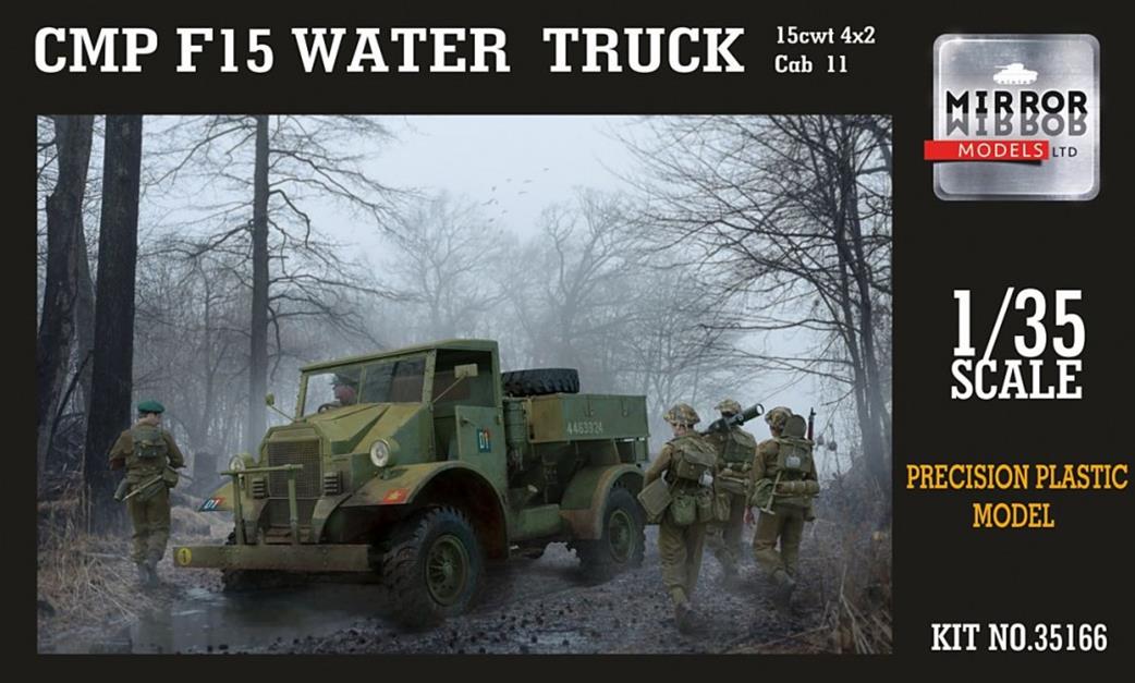 Mirror Models 1/35 35166 British CMP F15A Ford Water Truck 4x4 Cab11 Kit