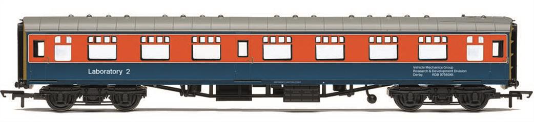 Hornby OO R40342 BR Railway Technical Centre RDB975606 Laboratory 2 Mk1 FO Open Coach RTC Blue & Red