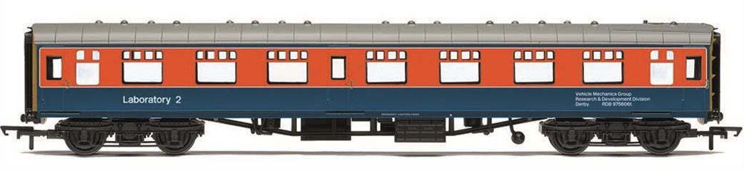 Hornby OO R40342 BR Railway Technical Centre RDB975606 Laboratory 2 Mk1 FO Open Coach RTC Blue & Red