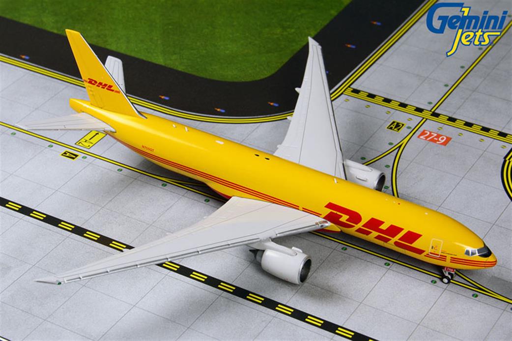 Gemini Jets 1/400 GJDHL1886 DHL Boeing B777F N705GT Freight Aircraft Model