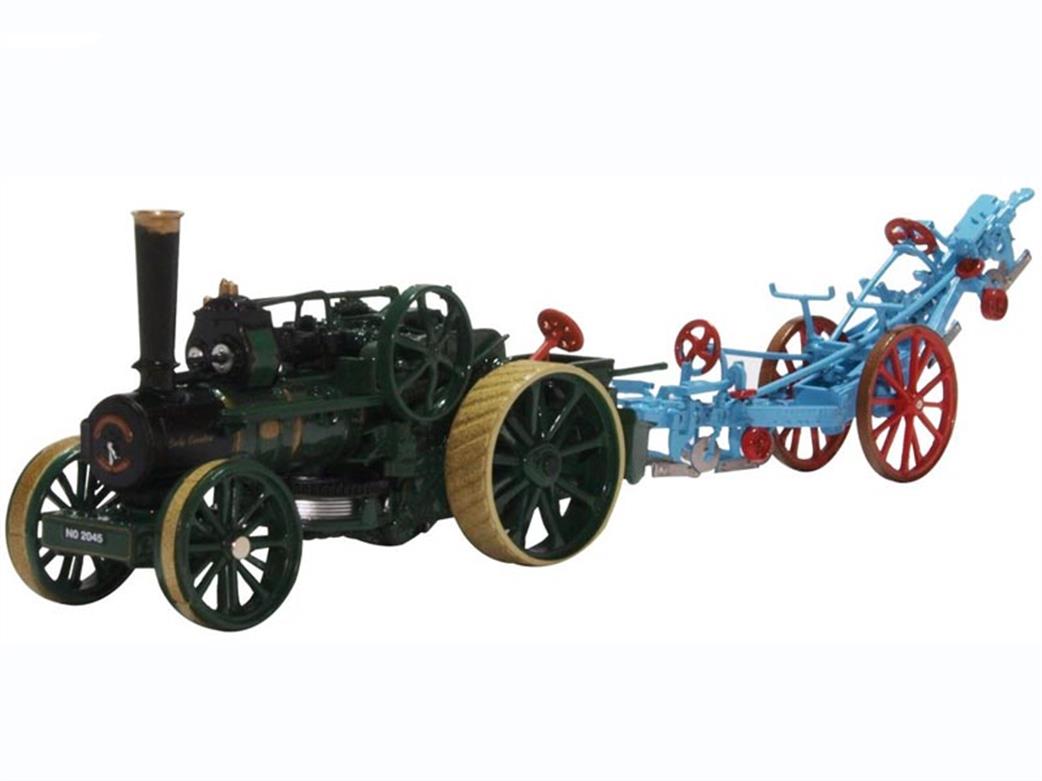 Oxford Diecast 1/76 76FBB005 Fowler BB1 Ploughing Engine No.15334 Lady Caroline and Plough