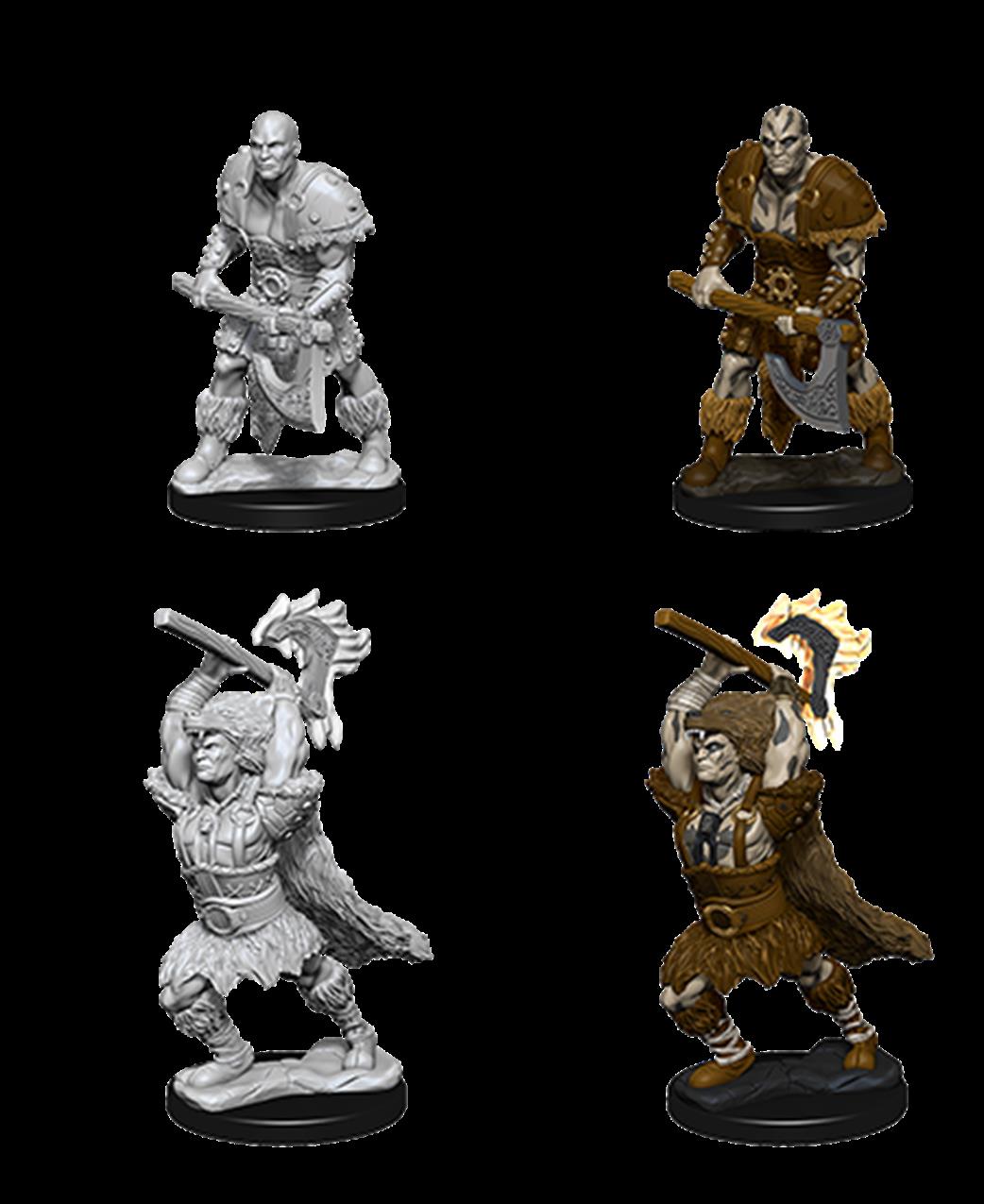Wizkids  73834 Female Goliath Barbarian: D&D Nolzur's Marvelous Unpainted Miniatures