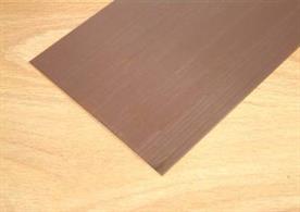 0.6mm thick Copper sheet measuring 4in x 10in / 101mm x 254mm. 1 sheet.