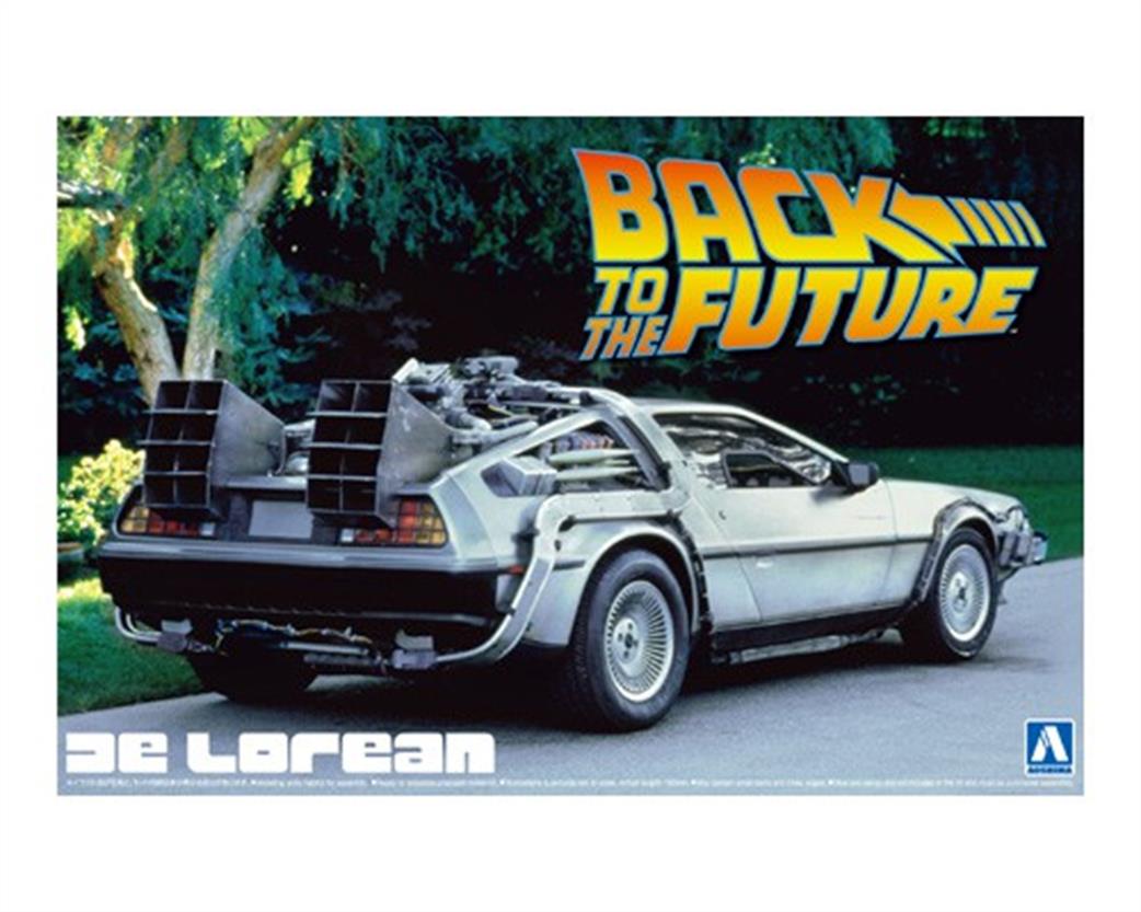Aoshima 1/24 05916 Delorean Back to the Future Car Plastic Kit