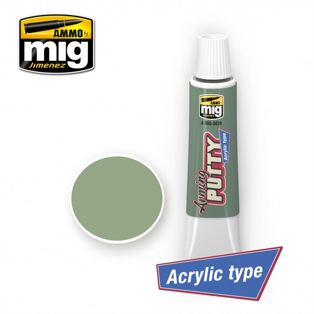 Ammo of Mig Jimenez  A.Mig-2039 Acrylic Type Putty Arming 20ml tube