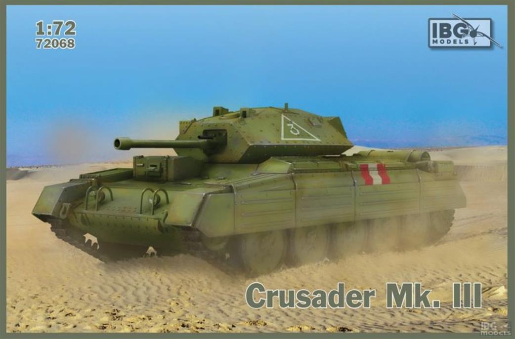 IBG Models 72068 Crusader Mk3 British Cruiser Tank Kit 1/72