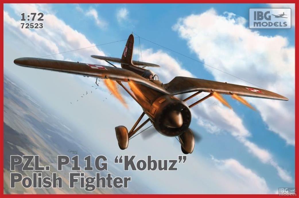 IBG Models 1/72 72523 PZL. P11g Kobuz Polish Fighter kit