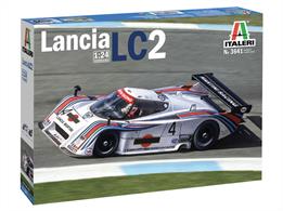 Italeri 3641 1/24th Lancia LC2 Martini Le Mans Race Car Kit