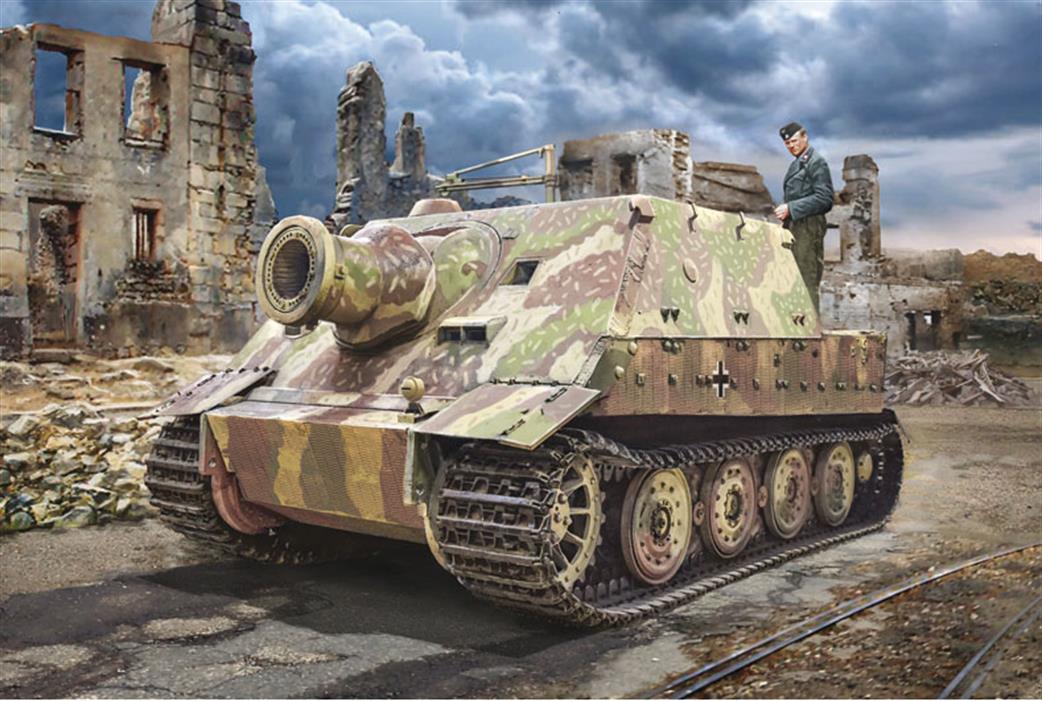 Italeri 6573 38cm RW61 Auf Sturmmorser Tiger Kit 1/35