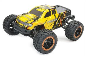There is no doubt that the Tracer has been a huge hit with enthusiasts new to R/C cars... but there is always that little bit more excitement to be gained, and we have upped the specification on the monster truck to bring you a brushless version for some real small-scale thrills and spills!