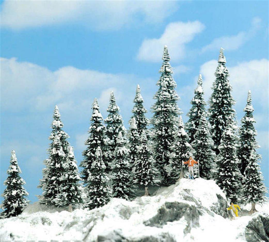 Busch  6466 20 Assorted Snow Covered Pine Trees