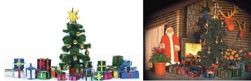 Busch OO/HO 1140 Christmas Tree & Gifts Set