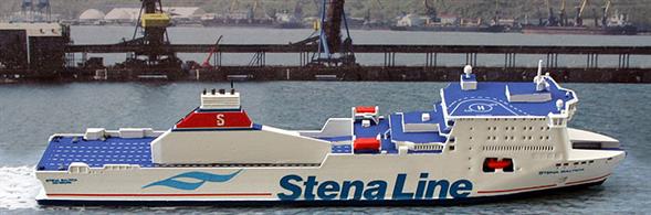 This is a 1/1250 scale model of Stena Baltica by Rhenania Junior Miniatures RJ242A.