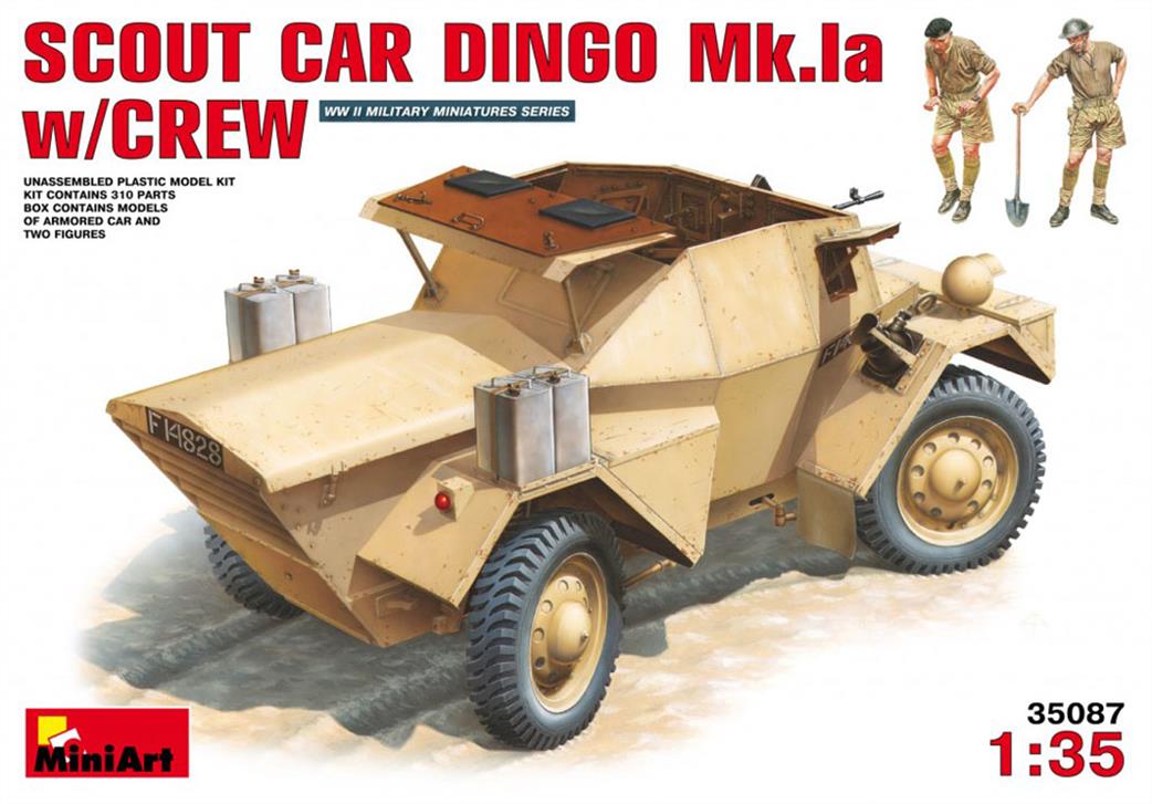 MiniArt 1/35 35087 Dingo Scout Car Mk.1a with crew
