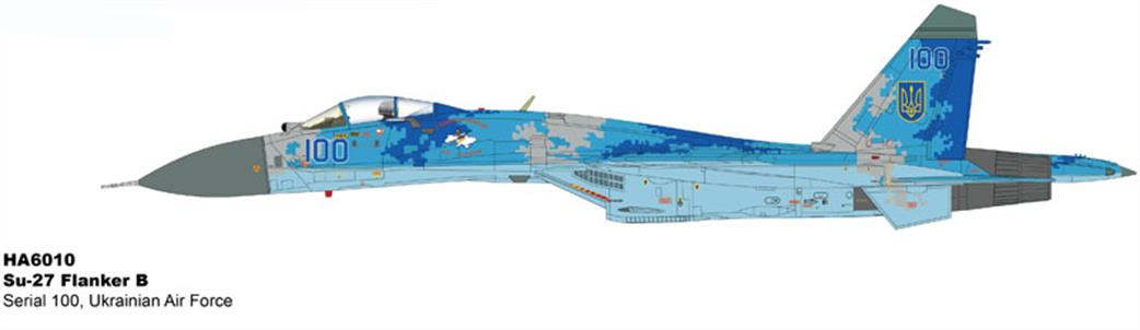 Hobby Master 1/72 HA6010 Su-27 Flanker B Serial 100, Ukrainian Air Force