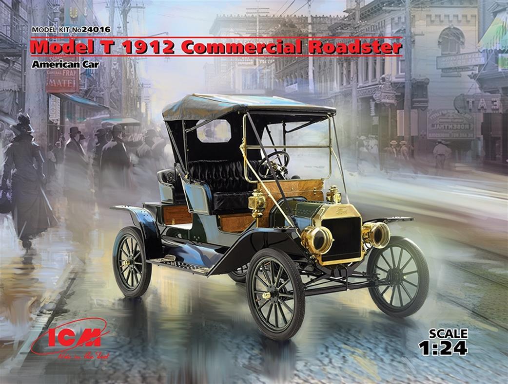 ICM 1/24 24016 Model T 1912 Commercial Roadster Kit