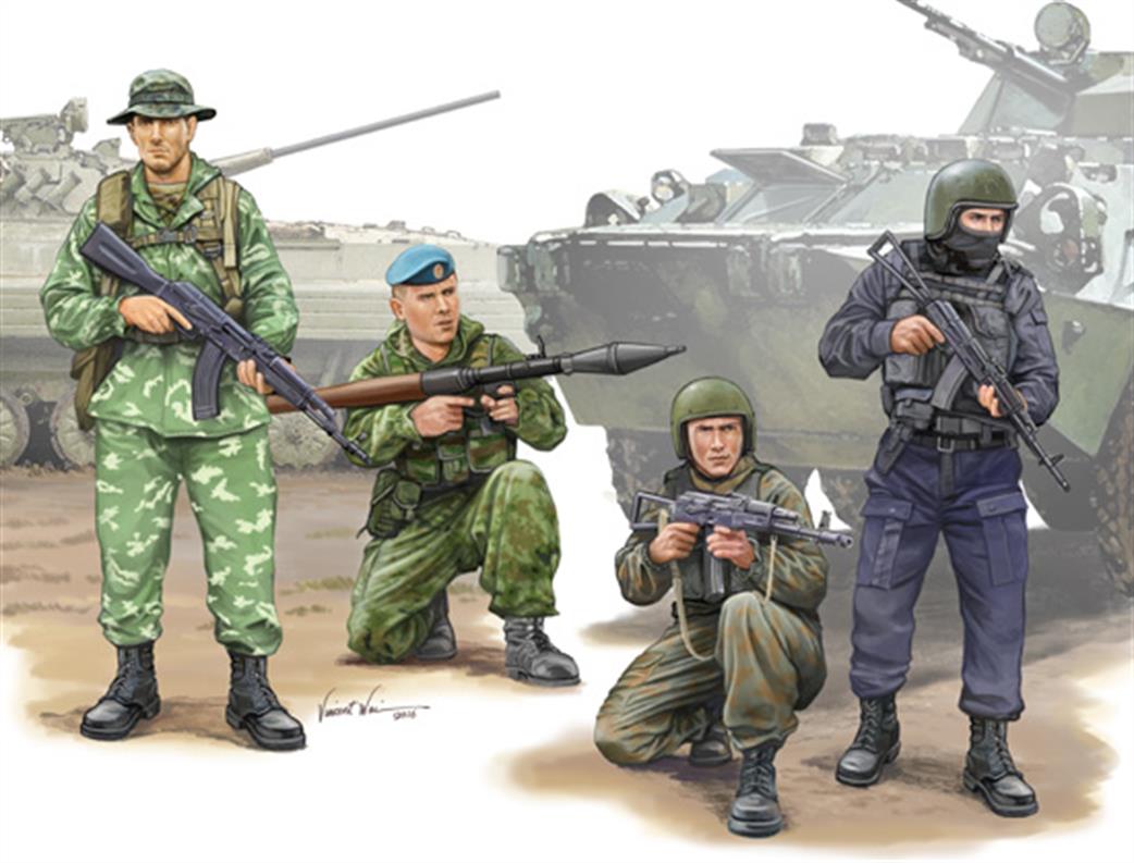 Trumpeter 1/35 00437 Russain Special Operation Force Figure Set
