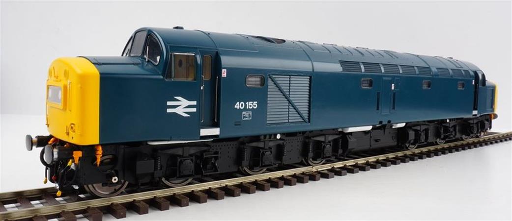 Heljan O 4064 BR Centre Headcode Class 40 40155 Br Blue Full Yellow Ends with Domino Headcodes
