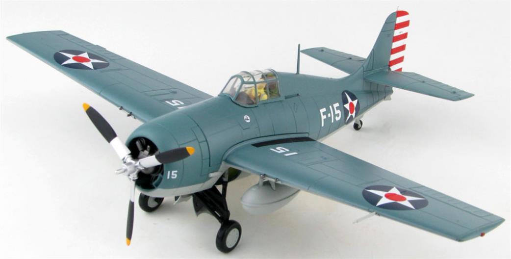 Hobby Master 1/48 HA8904 Grumman F4F-3 Wildcat White F-15, Lt. Edward H. Butch O'Hare, VF-3, USS Lexington, WWII
