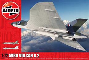 Airfix A12011 1/72nd Avro Vulcan B.2 Bomber Aircraft KitNumber of Parts    Length 450mm   Wingspan 470mmAnnounced at SMW Telford 2019