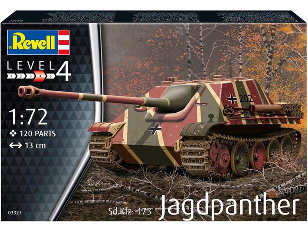 Revell 1/72 03327 Jagdpanther Sd.Kfx. 173 German WW2 Tank Kit