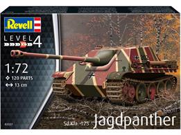 Revell 03327 1/72nd Jagdpanther Sd.Kfx. 173 German WW2 Tank KitNumber of Parts 120   Length 130mm