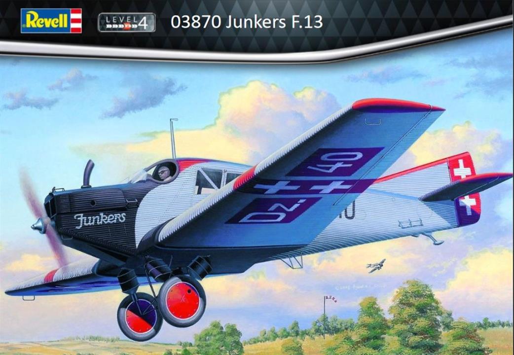 Revell 03870 Junkers F.13 Aircraft Kit 1/72