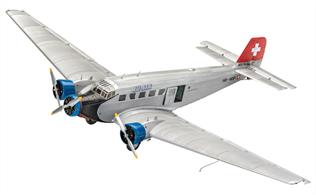 Revell 04975 1/72nd Junkers Ju52/3m Civil Aircraft KitNumber of Parts 196    Length 262 mm   Wingspan mm   Height mm
