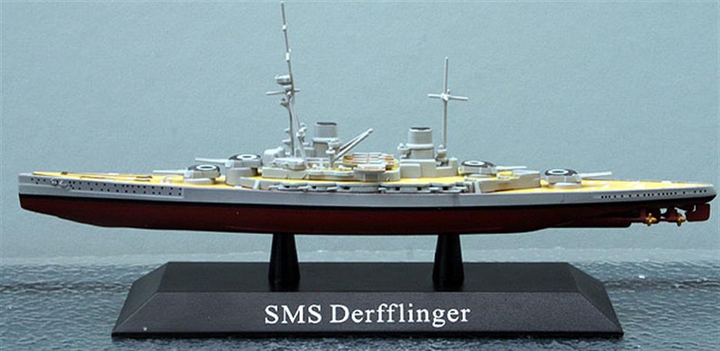 Altaya 1/1250 MAG KZ13 German Battle Cruiser SMS Derfflinger 1917-19