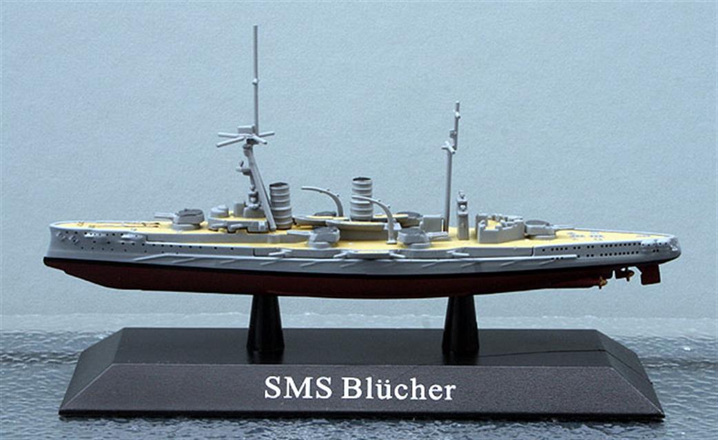 Altaya 1/1250 MAG KZ19 German Armoured Cruiser SMS Blucher 1908