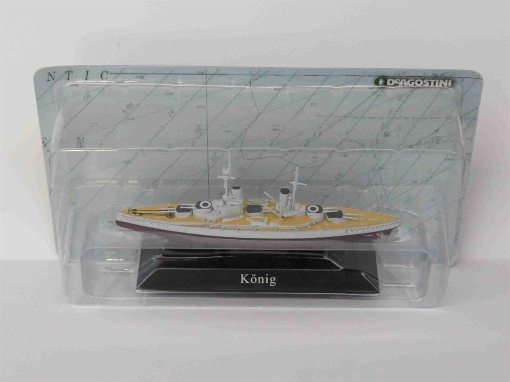 Altaya 1/1250 MAG KZ18 German Battleship SMS Koenig