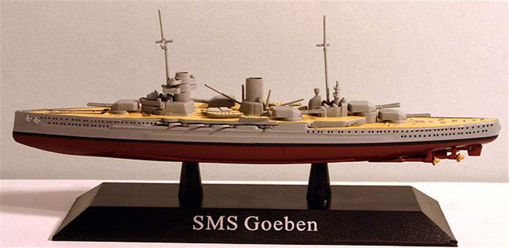 Altaya MAG KZ21 German Battleship SMS Goeben 1911 1/1250