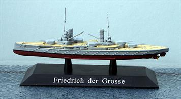 Altaya MAG KZ41 1/1250th German High Seas Fleet Flagship battleship Friedrich der Grosse 1913