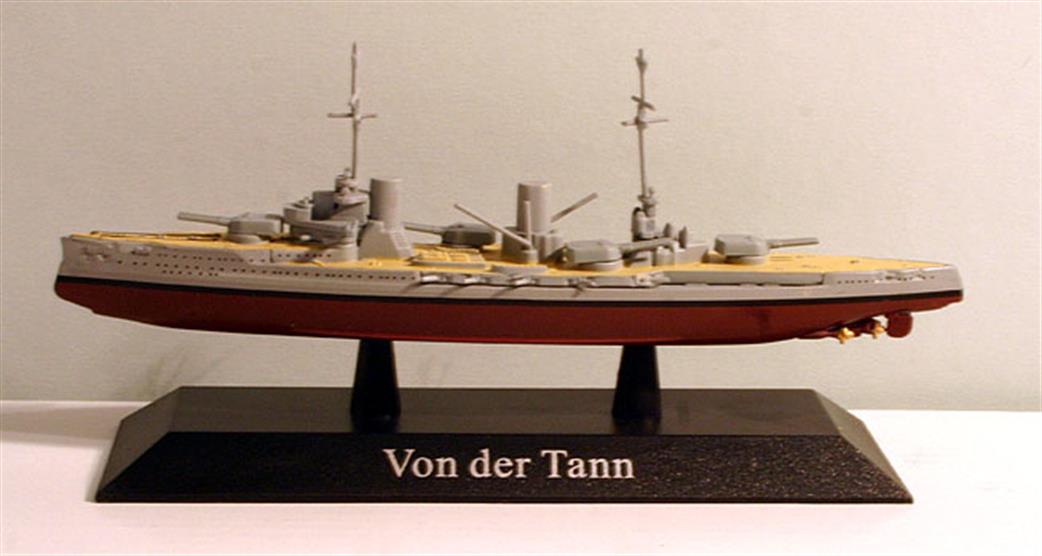 Altaya MAG KZ44 German Battle Cruiser Von Der Tann 1910 1/1250