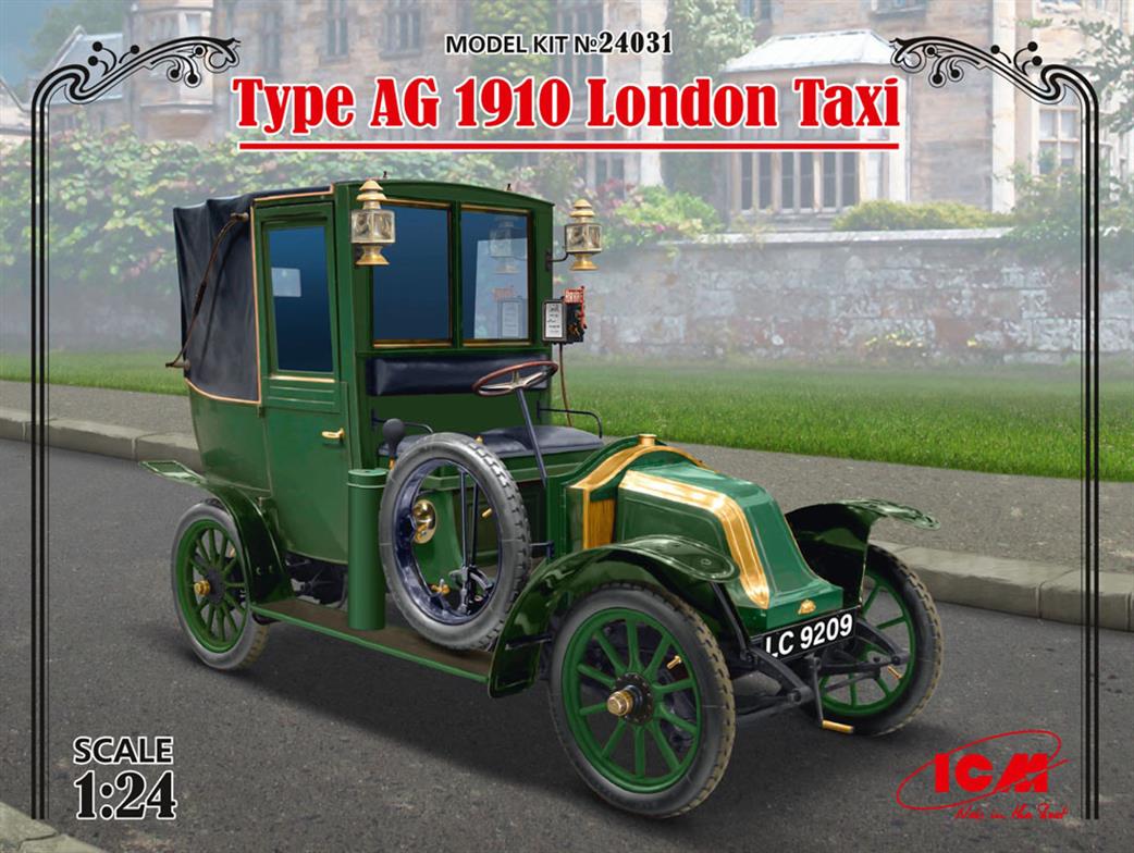ICM 1/35 35658 Type AG1910 London Taxi Plastic Kit