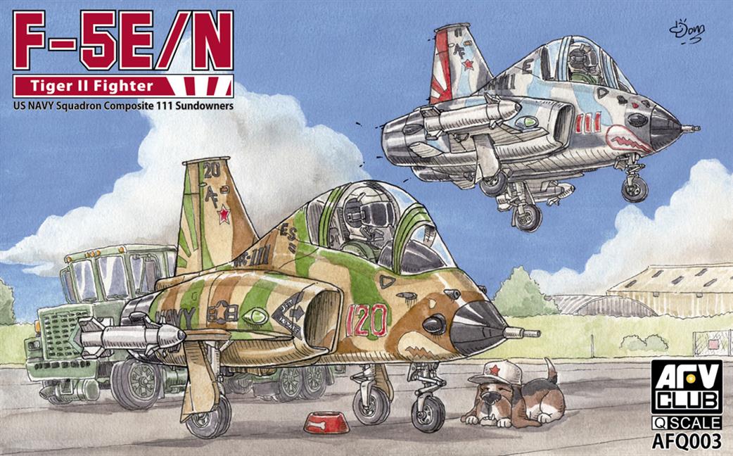 AFV Club  AFQ003 F-5E/N Tiger II Caricature Plastic Kit