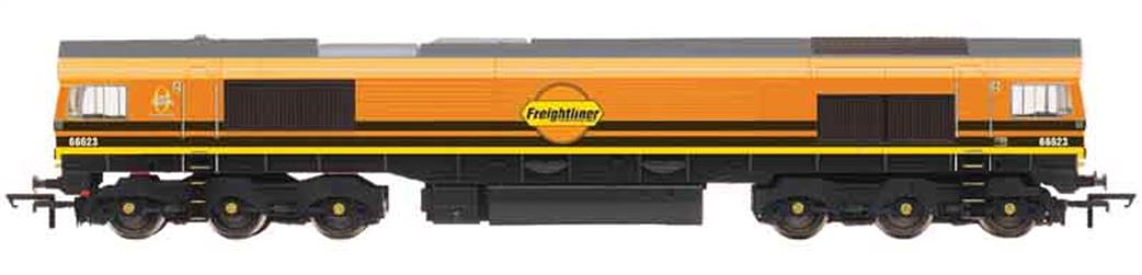 Hornby OO R3922 G&W Freightliner 66623 Class 66 Diesel Locomotive G&W Orange