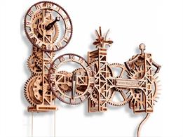 Introducing our Steampunk Wall Clock Wooden Puzzle 3D, an exquisite blend of mechanical engineering and timeless aesthetics. This product, straight from our workshops in Poland, Europe, embodies our commitment to delivering unique, engaging experiences.
