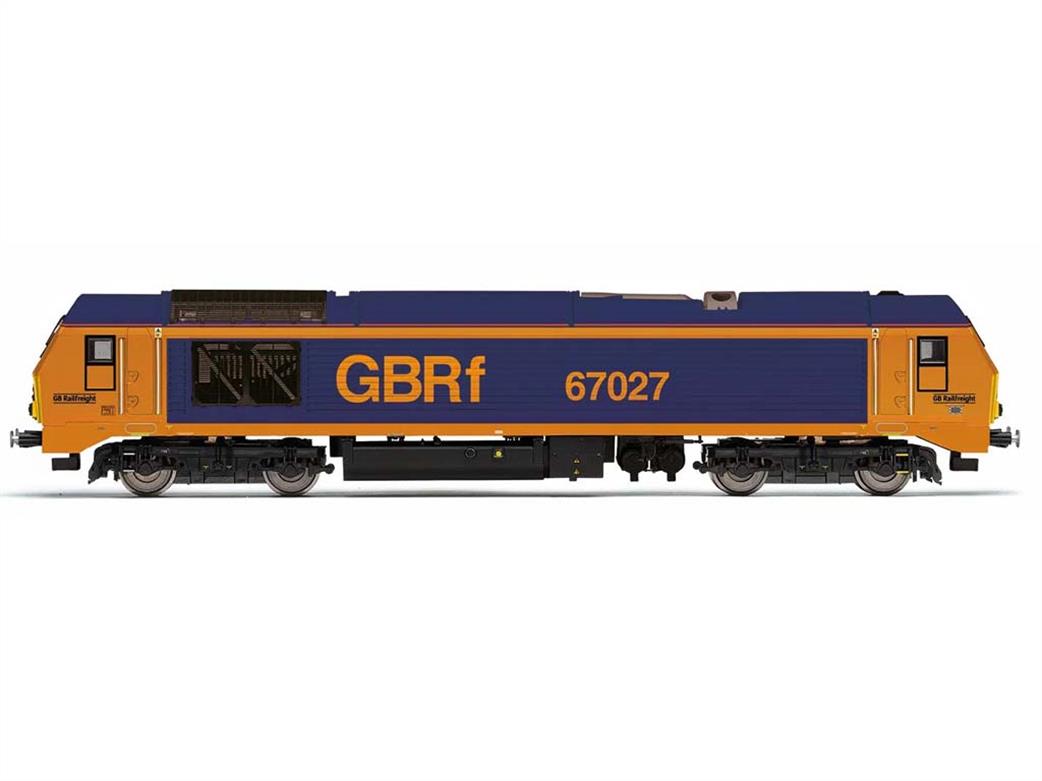 Hornby OO R30372 GBRf 67027 Class 67 Diesel GB Railfreight Blue & Orange Bluebird Livery