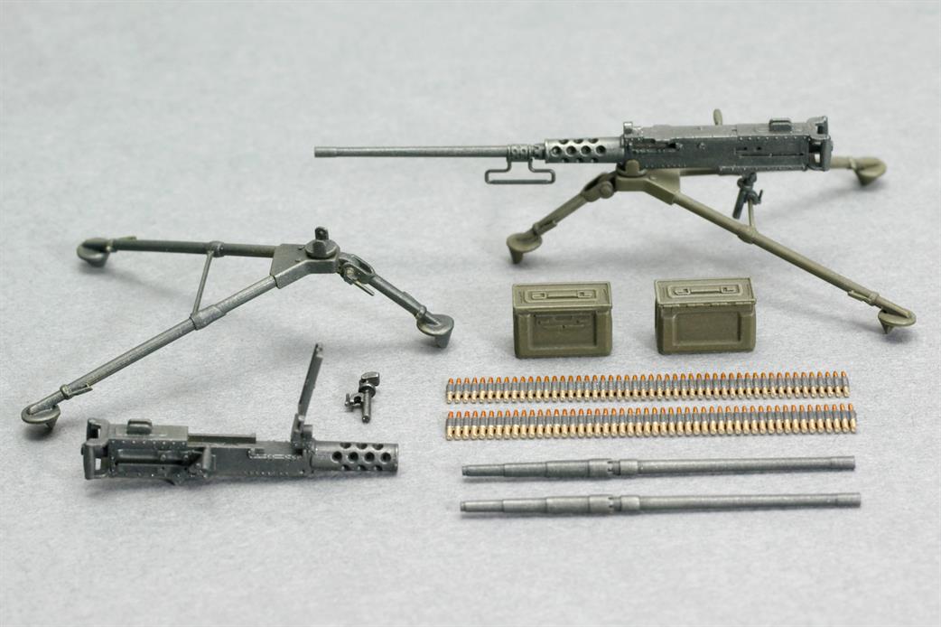 Asuka 1/35 35L8 US Browning M2 Machine Gun with Tripod Kit Set A